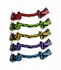 2 Knot Rope Dog Toy 6"