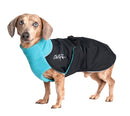 Chilly Dogs Great White North, Arctic Blue Fleece with Black Shell
