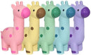 Loofa Giraffe Latex Dog Toy