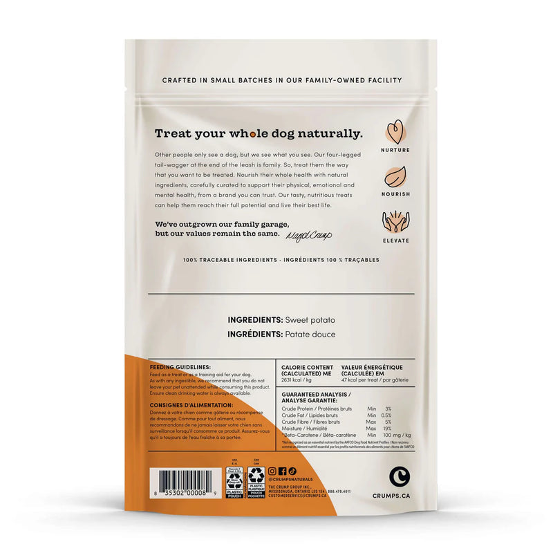 Crumps' Naturals Sweet Potato Chews
