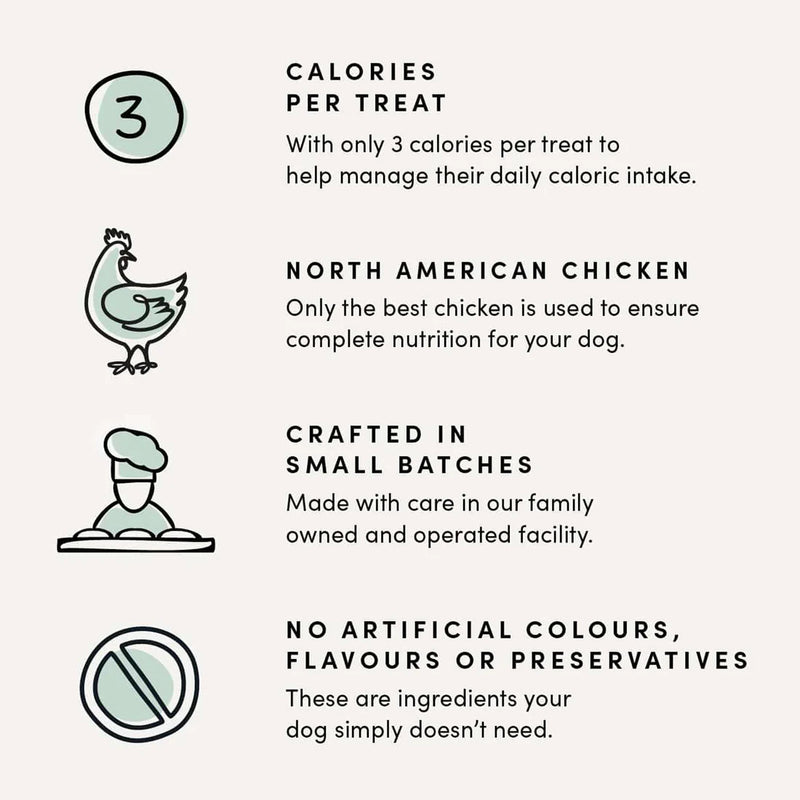 Crumps' Naturals Semi-Moist Mini Trainers Chicken
