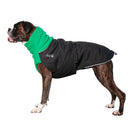 Chilly Dogs Great White North, Green Fleece with Black Shell