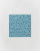 Blue Large Paw Print Enrichment Licking Mat