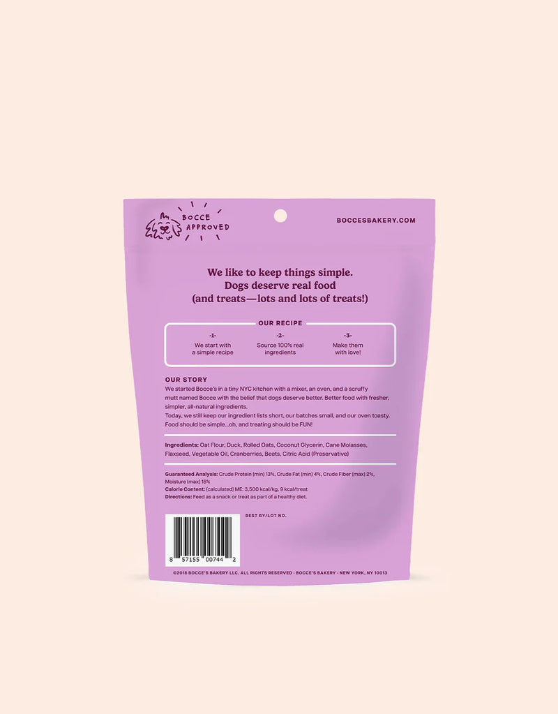 Bocce's Duck Soft & Chewy Dog Treats