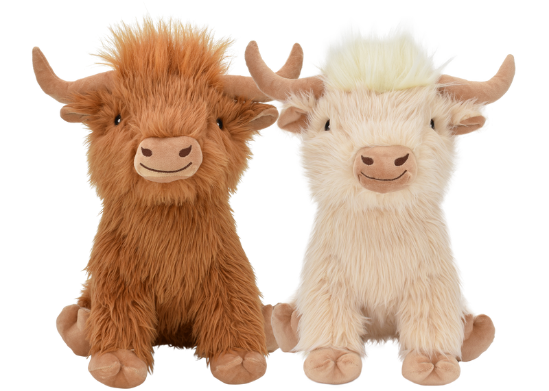 Highland Cow Dog Toy