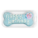 Bosco and Roxy Prepackaged Large Blue Happy Birthday Bone