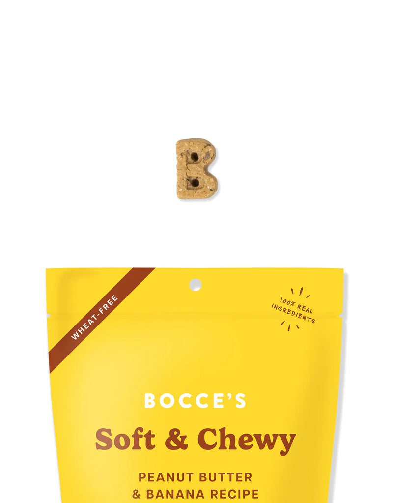 Bocce's Peanut Butter & Banana Soft & Chewy Dog Treats