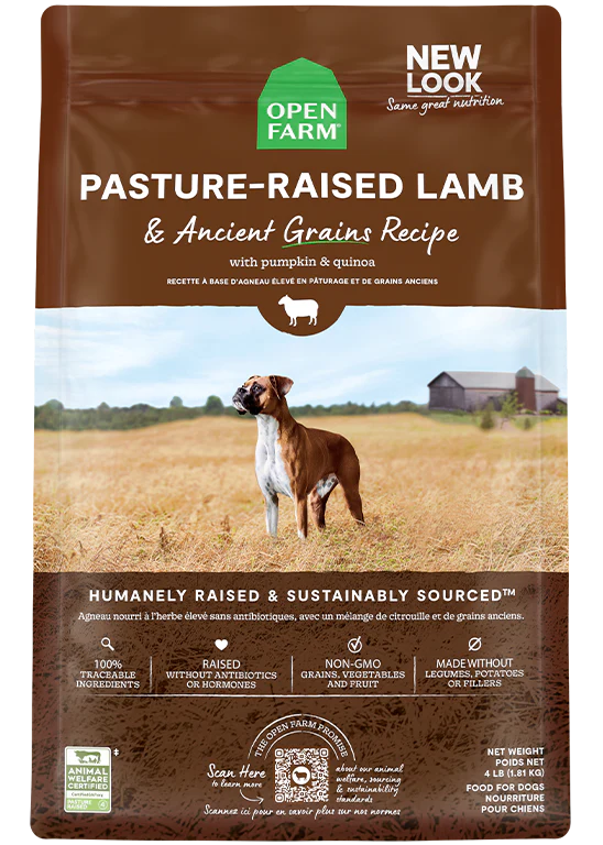 Open Farm Pasture-Raised Lamb Ancient Grains Dog Food