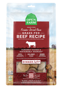 Open Farm Grass-Fed Beef Freeze Dried Raw Patties for Dogs