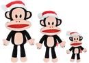 Paul Frank Julius Monkey Santa Hat Dog Toy