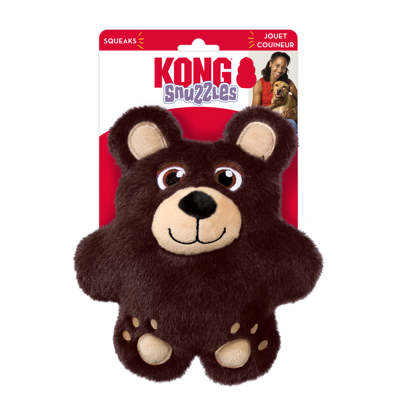Kong Snuzzles Bear Dog Toy