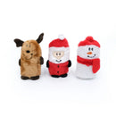 ZippyPaws Holiday Squeakie Buddies 3-pack