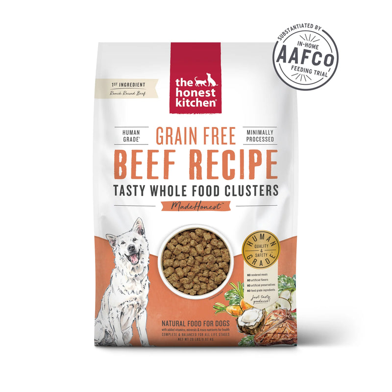 The Honest Kitchen Grain Free Beef Clusters Dog Food