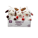 Holiday Lamb Chop 3-pack Dog Toys