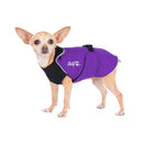 Chilly Dogs Alpine Blazer, Black Fleece with Imperial Purple Shell