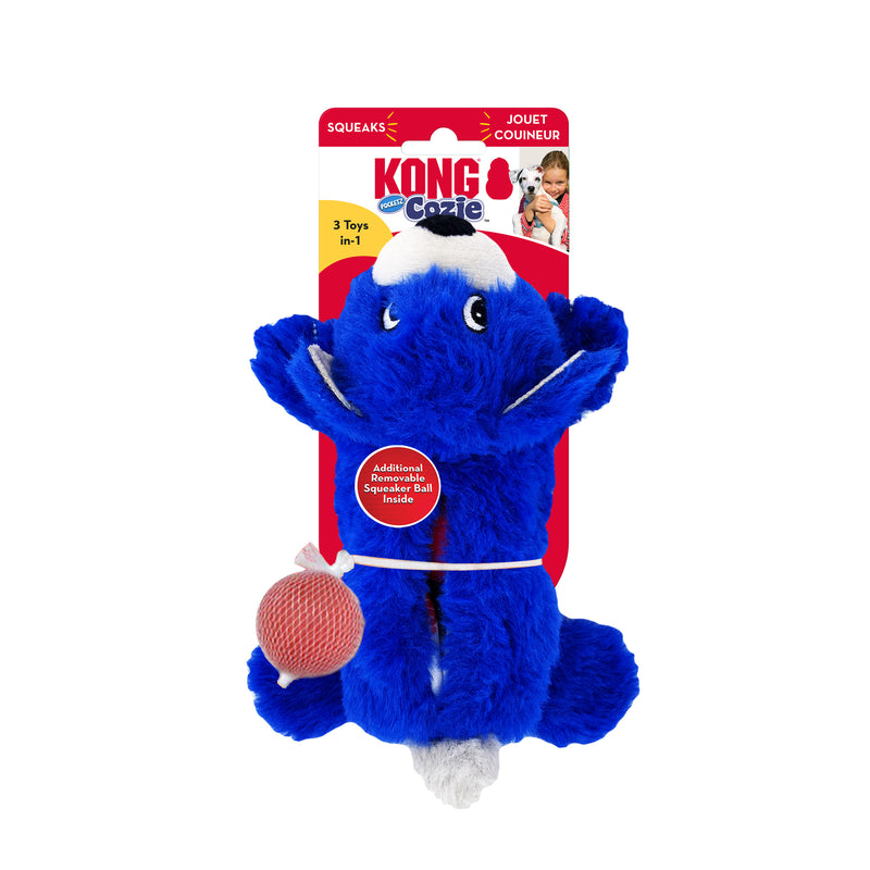 Kong Cozie Pocketz Bear Dog Toy