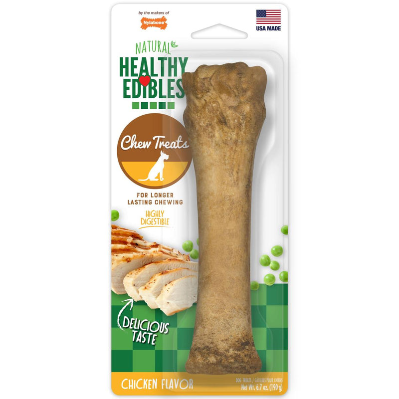 Healthy Edibles All-Natural Long Lasting Chicken Dog Chew Treats