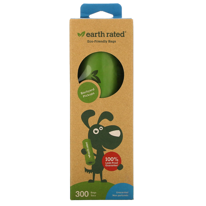 Earth Rated Poop Bags 300 Bags on a Large Single Roll