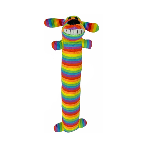 Loofa Rainbow Dog Toy