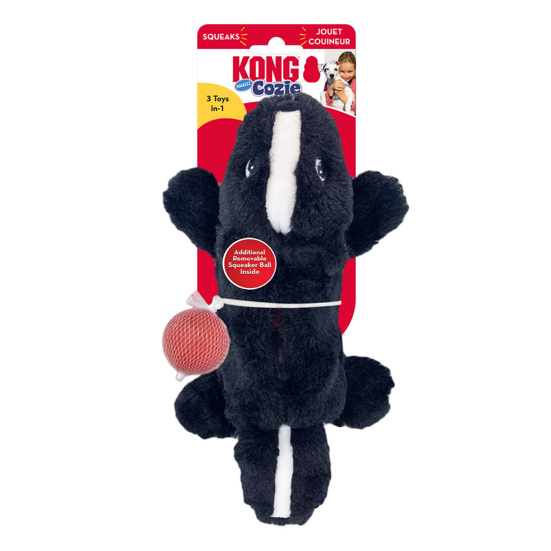 Kong Cozie Pocketz Skunk Dog Toy