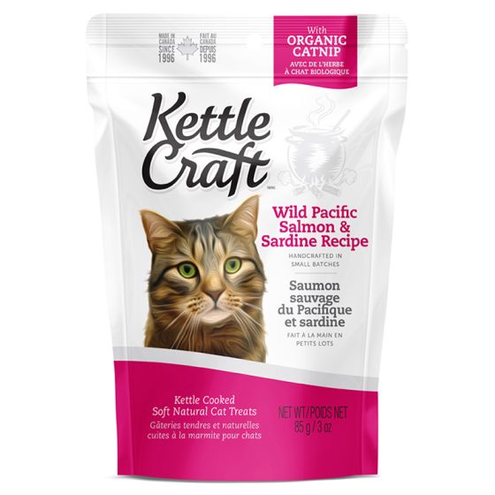 Kettle Craft Cat Treats Wild Pacific Salmon and Sardine Recipe