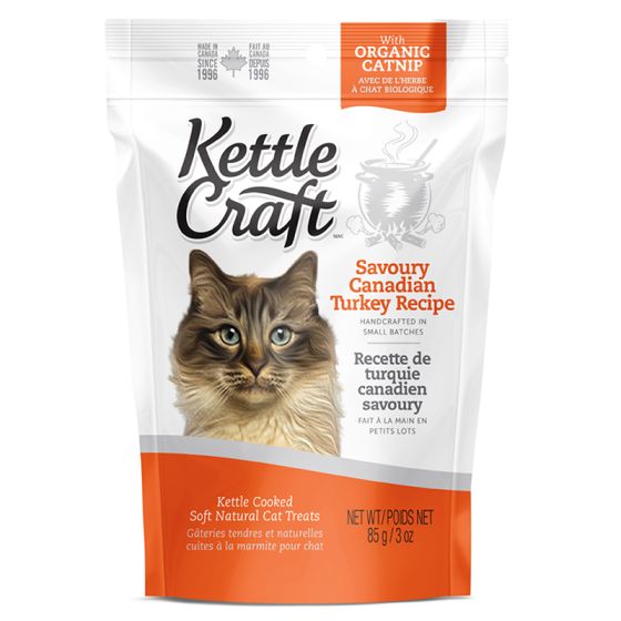 Kettle Craft Cat Treats Savoury Canadian Turkey Recipe