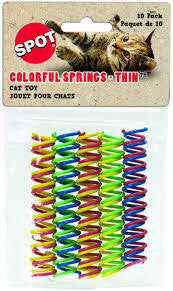 Colourful Springs Cat Toys