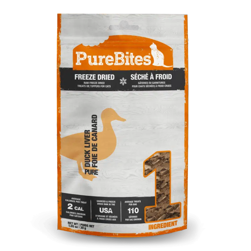 Purebites Freeze Dried Duck Liver Cat Treats