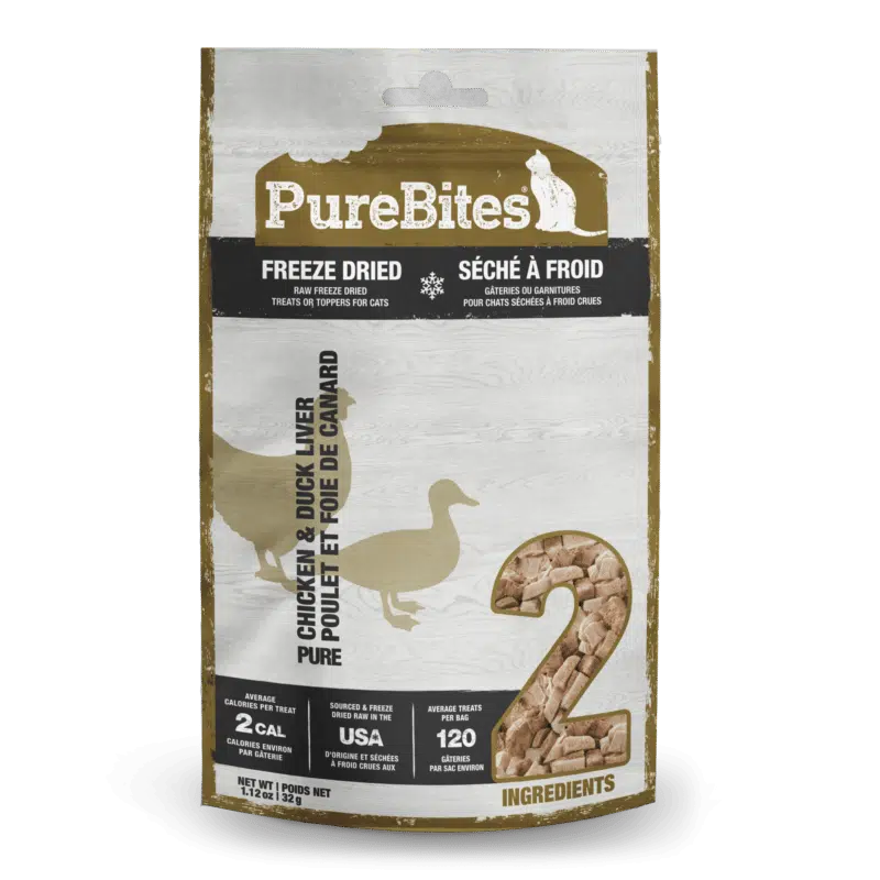 Purebites Freeze Dried Chicken and Duck Cat Treats