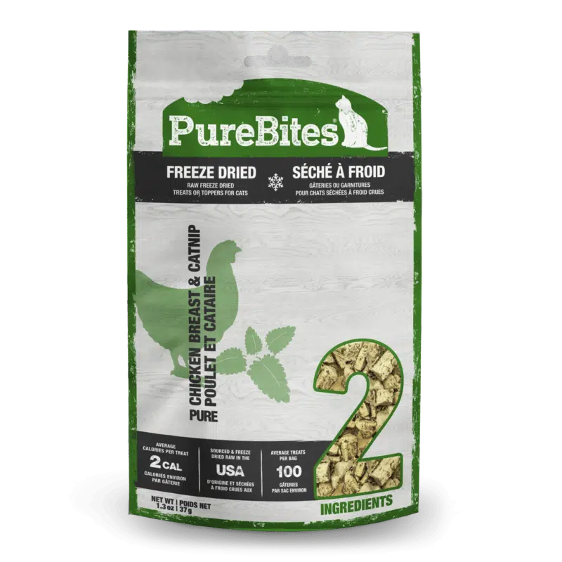 Purebites Freeze Dried Chicken and Catnip Cat Treats