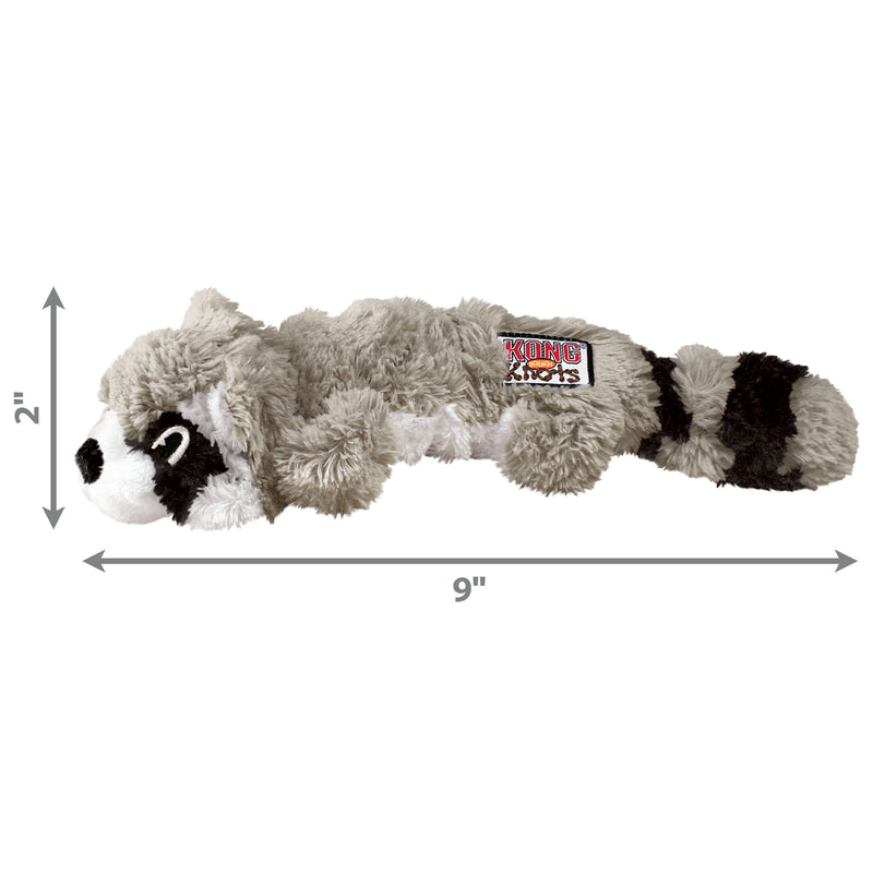 Kong Scrunch Knots Raccoon Dog Toy