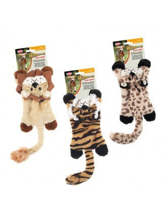 Skinneeez Flat Cats Dog Toys