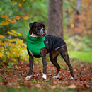 Chilly Dogs - Great White North Winter Coat Classic Green/Black Shell