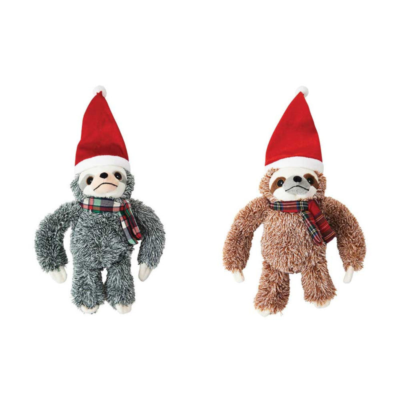 Holiday Fun Sloth Dog Toys