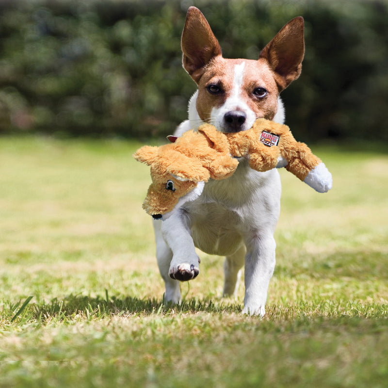 Kong Scrunch Knots Fox Dog Toy