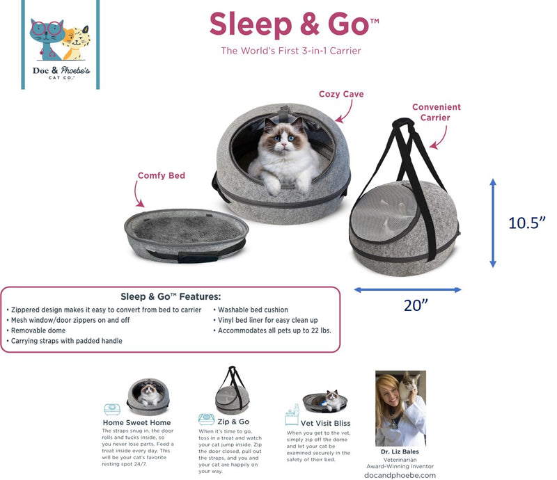 Sleep n' Go Pet Bed & Carrier