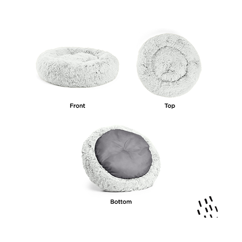 Best Friends by Sheri Calming Donut Dog Beds