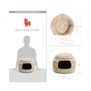 Best Friends by Sheri 2-in-1 Honeycomb Ilan Hut Cuddler