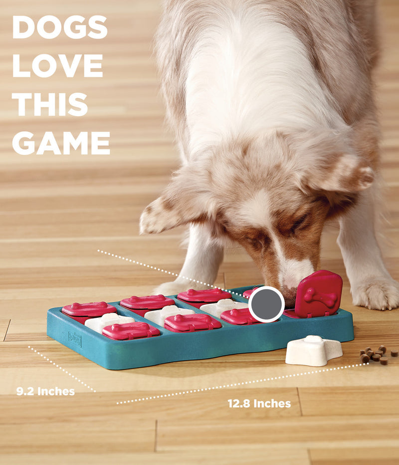 Outward Hound Dog Brick Interactive Treat Puzzle Dog Toy