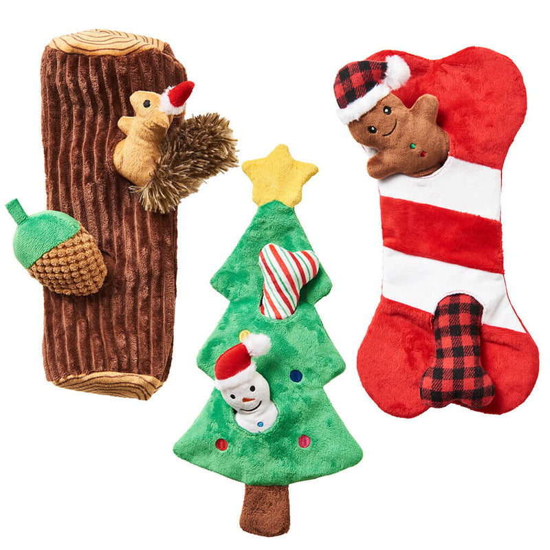 Holiday Puzzle Dog Toys