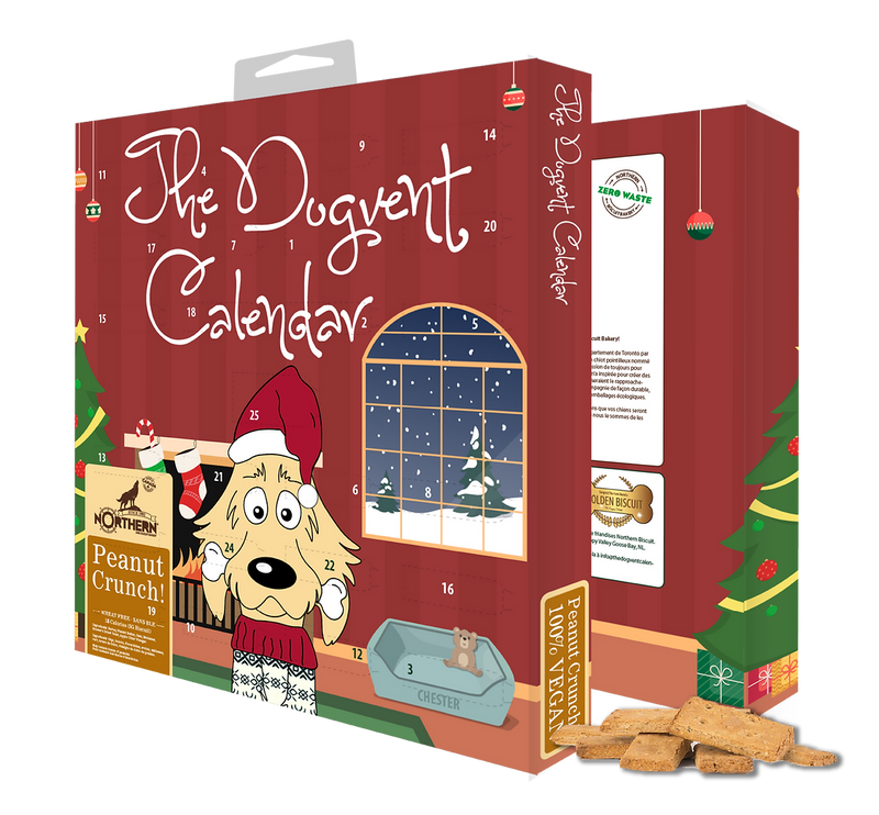 Northern Dog Biscuits Dogvent Calendar Peanut Crunch