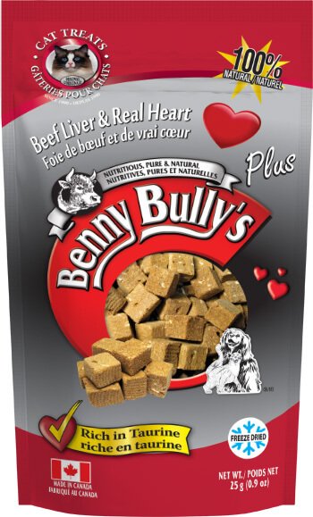 Benny Bully's Beef Liver and Heart Cat Treats