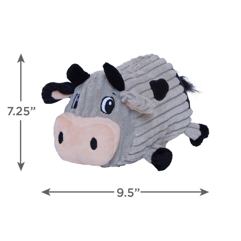 Outward Hound Fattiez Cow Plush Dog Toy Medium