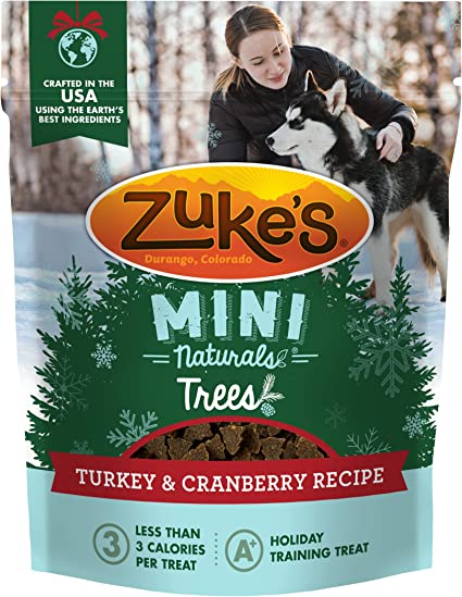 Zuke's Holiday Trees Mini Naturals Turkey & Cranberry Recipe
