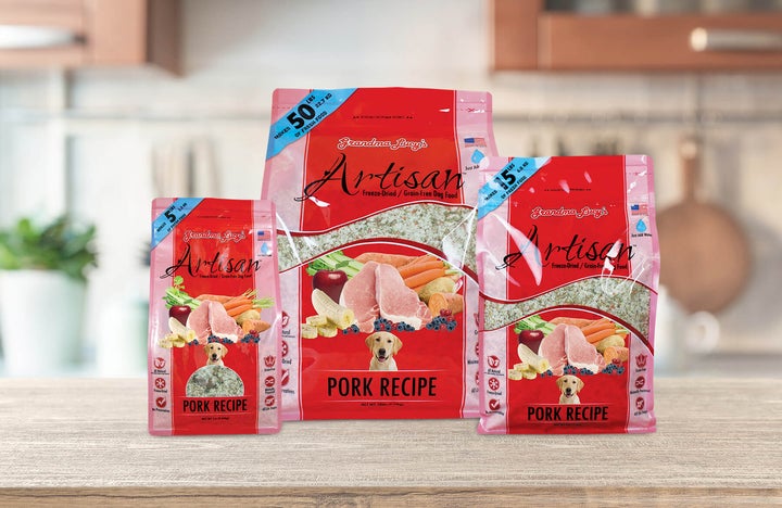 Grandma Lucy's Artisan Pork Freeze-Dried Dog Food