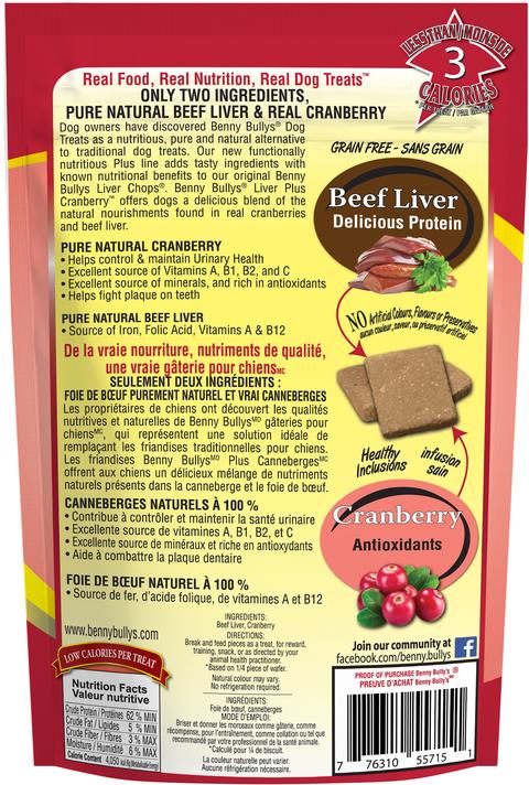 Benny Bully's Beef Liver and Real Cranberry