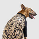 Canada Pooch Frosty Fleece Sweatsuit Leopard