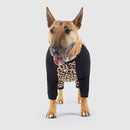 Canada Pooch Frosty Fleece Sweatsuit Leopard