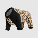 Canada Pooch Frosty Fleece Sweatsuit Leopard