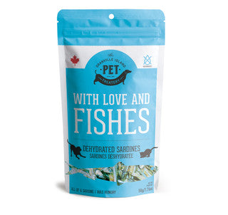 With Love and Fishes Dehydrated Sardines for Cats